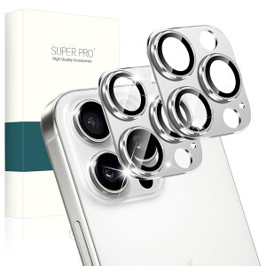 PRODELI �J�����t�B���� For iPhone 16 Pro/iPhone 16 Pro Max ��p �J�����ی�J�o�[ �A���~�������{AR�����ߗ� �d�x9H �����K���X �����݌v ��̌^ �ϏՌ� �L�Y�h�~ �h���� �C�A�[�� �I�o�I�[�o�[�h�~