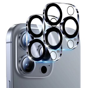 ZEESEA �J�����t�B���� iPhone 15 Pro/iPhone 15 Pro Max �p �J�����ی� ������� �J�����J�o�[ �����Y�J�o�[ �ϏՌ� �����ߗ� �I�o�I�[�o�[�h�~ �A�C�t�H��15�v��/15�v���}�b�N�X �Ή� 2���Z�b�g RXZER03