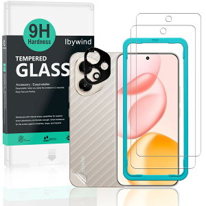 Ibywind Honor 400 5G �K���X�t�B���� 2 ���ی�t�B���� �K�C�h�g�t�� �����Y�J�o�[�i1���j�w�ʃV�[�g�i1���j ���菝�h�~�ϏՌ��d�x 9H�����K���X�t�B�����y���炩�Ȏ�G��z�y�C�A�[���z�y�w��