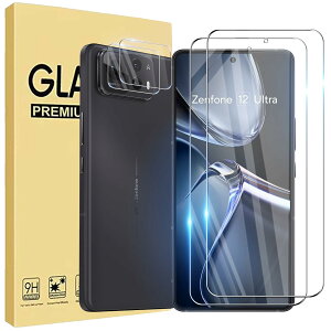 �y4������zFor ASUS Zenfone 12 Ultra 5G �p �����Y�ی�t�B���� (2��) �����K���X�t�B����(2��)�yHNWEIWEI�z ����0.3mm 2.5D �d�x9H �S�ʕی� �ώw�� ������ �����ߗ� ���{���Ɏq�f�ލ̗p ��U�h�~���� ASUS