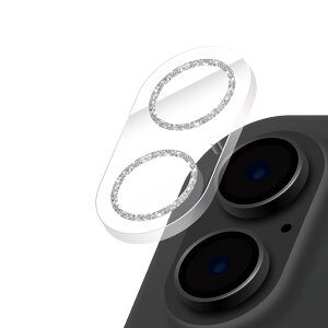 LEPLUS �����Y�ی�K���X�t�B�����uSPARKLE LENS GLASS�v iPhone 17/16/16 Plus�Ή� �݊��� �S�ʕی� �V���o�[ LN-IM25FGLENSLSV