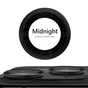 imos Compatible with iPhone 13/13 Mini Sapphire Aluminium Alloy Lens Protector, Accessory Sapphire by Fuyuan Cover Lens Protector for iPhone 13/13 Mini 2021 (Midnight)