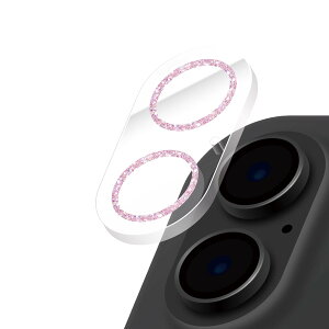LEPLUS �����Y�ی�K���X�t�B�����uSPARKLE LENS GLASS�v iPhone 17/16/16 Plus�Ή� �݊��� �S�ʕی� �s���N LN-IM25FGLENSLPK