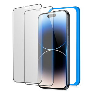 IMAFU �A���`�O���A iPhone14 Pro Max �p �K���X�t�B���� ���炳�� �A�C�t�H��14�v���}�b�N�X �p �t�B���� �t�� �ی� �����K���X �Q�[���p �^�b�`�� �i6.7�C���`�j�y���˖h�~/�w��h�~/�C�A�[��/�\