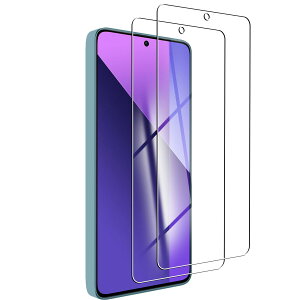 �y2���K���X�t�B�����z�Ή� Redmi Note 13 Pro 5G �K���X �t�B���� FOR Xiaomi Redmi Note 13 Pro 5G �t�B���� FOR Redmi Note 13 Pro 5G �p�̉t���ی�t�B���� �y���{���Ɏq�f��AGC���i �d�x9H �C�A�[����U�h�~ ��