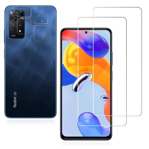�y4������zFOR Redmi Note 11 Pro 5G �p�̃K���X�t�B���� 2�� + 2�� �Ή� Redmi Note 11 Pro 5G �p�̃J���� �����K���X FOR Redmi Note 11 Pro 5G �p�̃K���X�t�B���� �t���ی�t�B���� �S�ʕی� �ϏՌ� �ɔ� �C