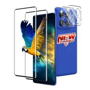 �y2+2���Z�b�g�z �Ή� Motolora Edge 60 Pro / 60S Pro �K���X�t�B���� 2�� + �����Y�ی�t�B���� 2�� �w��F�� �Ή� ���g���[�� edge 60 pro / 60S pro �t�B���� �����K���X�t�B���� �P�[�X �y �d�x9H ���{��