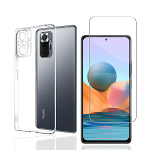 �i1���K���X�t�B����+ 1���P�[�X �j�Ή�Xiaomi Redmi Note 10 Pro�P�[�X +�K���X�t�B�����y���{��-�d�x9H�z ���b�h�~ Note 10 Pro�t�B���� �����K�� �X �t�� �ی�t�B���� �w��F�� �ϏՌ� �w��h�~ ��