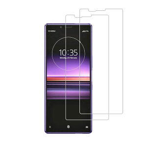 HKKAIS xperia 1 �K���X�t�B�����y2 ���Z�b�g�z���{���Ɏq�̗p Xperia1 SO-03L SOV40 �p �K���X�t�B���� ���� �K���X �t����� �ی�t�B����
