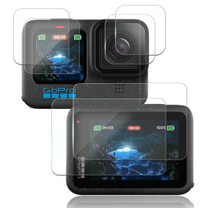 Nutmeg�y2+2+2���Z�b�g�zGo Pro Hero 12 �K���X�t�B�����y���{���Ɏq�f�ސ��zGo Pro Hero 12 11 10 9 Black �t�B���� �����K���X �d�x9H �����ߗ� ������ �C�A�Ȃ� �\��t���ȒP ������ �ϏՌ� �����x�^�b�`