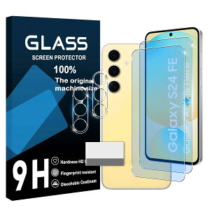 cronincards �Ή� Galaxy S24 FE 5G �u���[���C �K���X�t�B�����{ �J�����t�B�����i2+2�����j�y ���Y���Ɏq�f�� �����K���X �u���[���C �z�Ή� galaxy s24 fe �t�B���� �Ή� �M�����N�V�[ S24 FE �ی�t�B