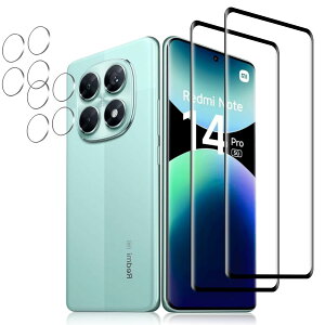 �Ή� Redmi Note 14 Pro 5G �t�B�����y���Ɏq�f�ސ��zRedmi note 14 pro �ی�t�B���� 2��+ redmi note 14 pro �J�����t�B����2�� �d�x9H Note 14 Pro+ ��U�h�~ �����x�^�b�` �\��t���ȒP Redmi Note 14 Plus �p�� ��