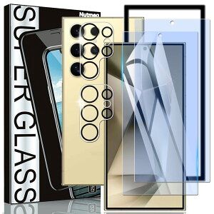 Nutmeg�y�u���[���C�g�J�b�g�I2�{2+�K�C�h�g�t���zGalaxy S24 Ultra �p �K���X�t�B���� �u���[ 2��+Galaxy S24 Ultra �p�� �J�����t�B���� 2���y���{���Ɏq�f�ސ��z�M�����N�V�[S24Ultra SC-52E SCG26 SM-S928Q