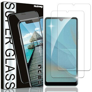 Nutmeg�y2���Z�b�g�zxperia ace II �K���X�t�B�����y���{���Ɏq�f�ސ��z�G�N�X�y���A Ace2 SO-41B �K���X�t�B���� �ی�t�B���� �����K���X �d�x9H �����ߗ� ������ �C�A�Ȃ� �\��t���ȒP ������ ��