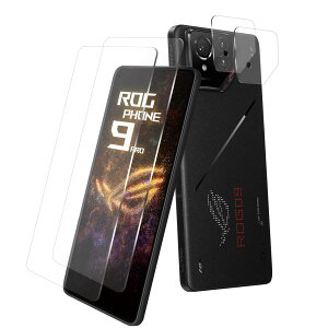 Ή For ASUS ROG Phone 9 / Phone 9 Pro Edition KXtB + ROG Phone 9 pro JtB p̕یtB \tȒP z CA h~ Ή Phone 9 Pro Edition tی V[gՌz 