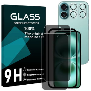 Ή iPhone 16 Plus KXtC `h~ y2+2Zbg AGCɎq KChgt ziPhone16 plus tC ̂h~ (2) + YیtB (2) ACz16 plus t یtB 