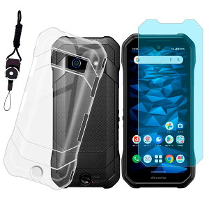 �y1���K���X�t�B����+1��TPU �V���R�� �P�[�X�zFor ���Z�� kyocera DuraForce EX KY-51D KC-S703 �p�̃K���X�t�B���� For DuraForce EX �p�̃t�B���� �����K���X �ی�t�B���� For DuraForce EX �p�̃P�[�X �N���A