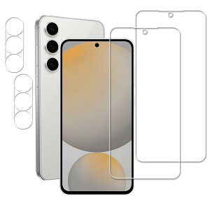 KPNS Galaxy S25 FE �p (2��)�K���X�t�B���� + (2��)�J�����t�B���� ���{���Ɏq�f�ލ̗p �S�� �ی� �����K���X �t�B���� �J�����ی� �����Y�J�o�[ �Ή�