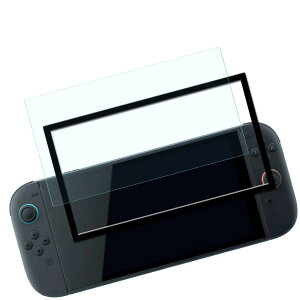 KPNS �u���[���C�g�J�b�g �K���X�t�B���� Switch 2 �p (1��)�K���X�t�B���� + �K�C�h�g�t�� ���{���Ɏq�f�ލ̗p �S�� �ی�t�B����