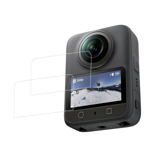 KPNS DJI Osmo 360 �K���X�t�B���� DJI Osmo 360 �t�B���� (2��) �ی�t�B���� ���Y�Ɏq�f�ސ� �S�ʕی� �����K���X �ی� �t�B����