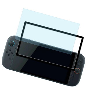 KPNS Switch 2 �u���[���C�g�J�b�g �K���X�t�B���� (1��) + �K�C�h�g�t�� ���Y�Ɏq�f�ސ� �S�ʕی� �����K���X Switch 2 �ی� �t�B����