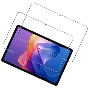 KPNS ���{���Ɏq�f�ލ̗p Redmi Pad 2/Pad 2 Play Bundle �p�̃K���X�t�B���� (2��) �S�� �ی�t�B���� �ɓK������ Redmi Pad 2 Play Bundle �����K���X �t�B����