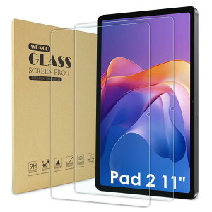 WD&CD Xiaomi Redmi Pad 2 11�C���` �Ή� �K���X�t�B���� [2��] �����K���X ��ʕی�t�B���� Xiaomi Redmi Pad 2 �Ή� �t���ی�t�B���� �d�x9H �����ߗ� ��U�h�~ �ϏՌ� �\��t���ȒP
