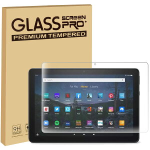 for Fire HD 10 Plus/HD 10 2021 ��p �����K���X�t�B���� �ڂ̔��y�� �ی�t�B���� �����ߗ� ���Ɏq�f�� 9H�d�x �C�A�[�� ��U�h�~ �w��h�~ for Fire HD 10 Plus/HD 10 2021 �^�u���b�g�p �t���ی�t�B����