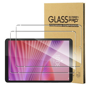 For Lenovo Tab One/Lenovo Tab K9 �K���X�t�B���� Lenovo Tab One�p �t�B���� 2���Z�b�g 8.7�C���` �d�x9H �t�������K���X �����ߗ� �C�A�[�� ����h�~ ��U�h�~ �����z�� �\��t���ȒP