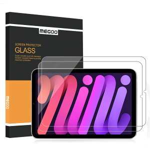 MEGOO 2pbN XN[veN^[ iPad Mini 7(A17 Pro)2024/Mini 6 2021[8.3C`]pA9H KXAHDNAAP[Xth[AApple Pencil&Face IDΉ