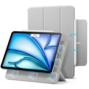 ESR iPad Air 11�C���` �P�[�X (M3/M2�A2025/2024) iPad Air ��5/4���� (2022/2020) iPad Pro 11�C���` (2018) ��p�J�o�[ ���̓}�O�l�b�g�z���� �X�����ȎO�܂�X�^���h�P�[�X Pencil Pro/USB-C���S�Ή� �����E�F�C