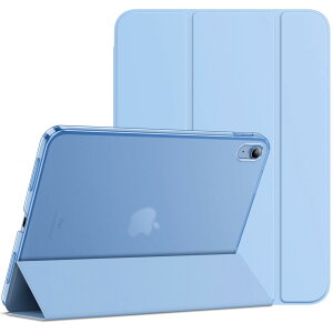 JETech iPad�iA16�j�P�[�X ��11/10����i2025/2022���f���j�p�X�����X�^���h�n�[�h�o�b�N �E�F�C�N�A�b�v/�I�[�g�X���[�v�@�\�t�� �^�u���b�g�J�o�[ (�u���[)