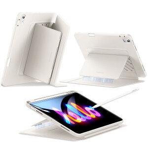 ESR iPad Air 11�C���` �P�[�X(M3/M2�A2025/2024) iPad Air ��5/4���� ��p�J�o�[(2022/2020) �y�����[ �ϏՌ� �c���X�^���h �����E�F�C�N/�X���[�v Pencil Pro/USB-C ���C�����X�[�d�Ή� �}���`�A���O���P�[�X 11