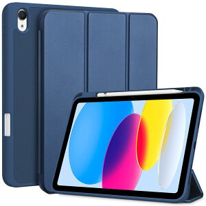 ProCase iPad 11����/10���� iPad�iA16�j11�C���` 2025/10.9�C���` 2022 �e���̂���TPU�o�b�N �ϏՌ� �O�܂� �X�^���h �X�}�[�g�J�o�[