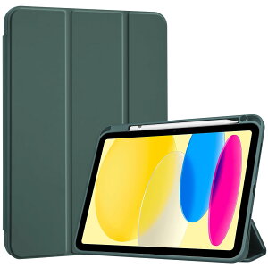 ProCase iPad 11����/10���� iPad�iA16�j11�C���` 2025/10.9�C���` 2022 �e���̂���TPU�o�b�N �ϏՌ� �O�܂� �X�^���h �X�}�[�g�J�o�[