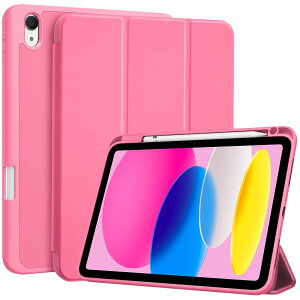ProCase iPad 11����/10���� iPad�iA16�j11�C���` 2025/10.9�C���` 2022 �e���̂���TPU�o�b�N �ϏՌ� �O�܂� �X�^���h �X�}�[�g�J�o�[