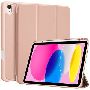 ProCase iPad 11����/10���� iPad�iA16�j11�C���` 2025/10.9�C���` 2022 �e���̂���TPU�o�b�N �ϏՌ� �O�܂� �X�^���h �X�}�[�g�J�o�[