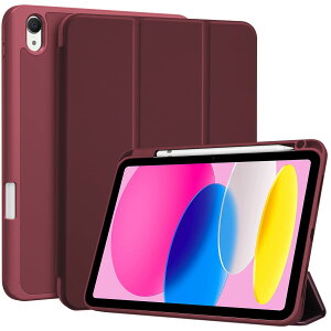 ProCase iPad 11����/10���� iPad�iA16�j11�C���` 2025/10.9�C���` 2022 �e���̂���TPU�o�b�N �ϏՌ� �O�܂� �X�^���h �X�}�[�g�J�o�[