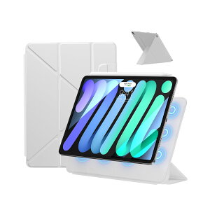 SANDUODD iPad mini7 �P�[�X(A17 Pro�A2024) iPad mini ��7/6���� �P�[�X (2024/2021) 8.3�C���` �P�[�X ���̓}�O�l�b�g�z�� ���u���c�u �p�x�����\ �O�p�`�X�^���h ���芴 Pencil Pro/USB-C�Ή� ���X���� �ɔ� �y