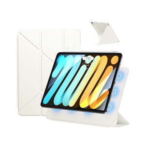 SANDUODD iPad mini7 �P�[�X(A17 Pro�A2024) iPad mini ��7/6���� �P�[�X (2024/2021) 8.3�C���` �P�[�X ���̓}�O�l�b�g�z�� ���u���c�u �p�x�����\ �O�p�`�X�^���h ���芴 Pencil Pro/USB-C�Ή� ���X���� �ɔ� �y