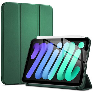 ProCase iPad Mini A17 Pro 7 2024 Mini6 P[X 2021 8.3C`AX O܂X^h n[hobNJo[AKp@FiPad Mini A17 Pro 7 2024AMini 6 2021 -O[