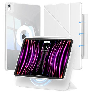 iPad Air 13�C���` �P�[�X M2/M3�Ή��i2024/2025�jiPad Pro 12.9�C���` ��p�J�o�[ ��6/5/4����i2022/2021/2020�j���C��&���E�� �܂�X�^���h�P�[�X �Ռ��ی� ���u���c�u�p�x�����\ �O�p�`�̍\�� �����