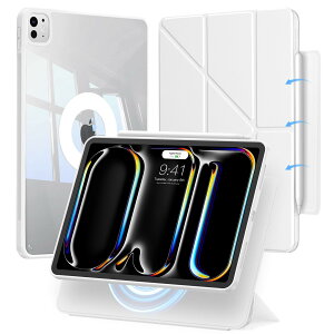 iPad Pro 11C` P[X M5/M4i2025/2024A6/5jΉ pJo[ C&E ܂X^hP[X Ռی cu/u px\ Op`̍\ ݌v Pencil Pro/USB-CΉ