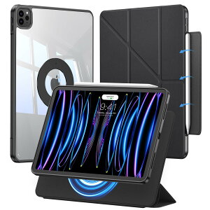 iPad Pro 11C` P[X 4/3/2i2022/2021/ 2020ΉjpJo[ C&E ܂X^hP[Xt cu/u px\ dՌی Op`̍\ ݌v Pencil 2/USB-C