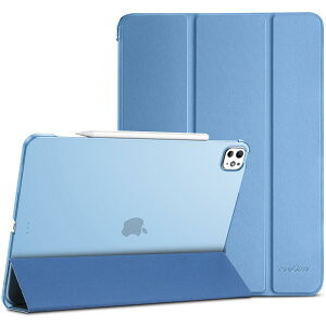 ProCase iPad Pro 13C` P[X M5/M4 2025/2024 y ϏՌ O܂ X^h X}[gJo[ Pencil Pro & USB-CΉ -j[u[