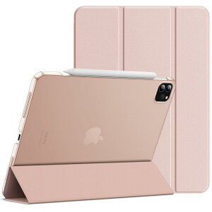 JETech iPadPro11�C���`(2022/2021/2020/2018)�ی�P�[�X Pencil���C�����X�[�d�Ή� �E�F�C�N�A�b�v/�I�[�g�X���[�v�@�\�t�� �X�}�[�g�J�o�[iPad Pro 11�p (���[�Y�S�[���h)