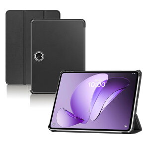 For OPPO Pad 3 �P�[�X 11.6�C���` �^�u���b�g �ی�P�[�X ����PU �S�ʕی� ���߉\ �h���h�� �Փ˖h�~ ���^�y�� �ǂ���G�� Greerass ������ �X�^���h�@�\�t�� �^�u���b�g �P�[�X (�u���b�N)