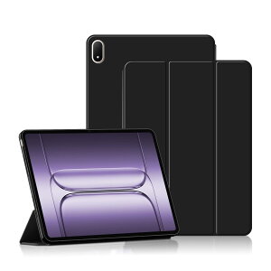 For OnePlus Pad 2 Pro �P�[�X �p�x���� �㎿PU���U�[ �L�Y�h�~ ���^ �y�� �C�菝�h�~ �O�܂� �����p���� �y���z���_�[�t�� ���C�z�� �S�ʕی�^ OnePlus Pad2 Pro 13.2 �C���`��p �J�o�[ (�u���b�N)