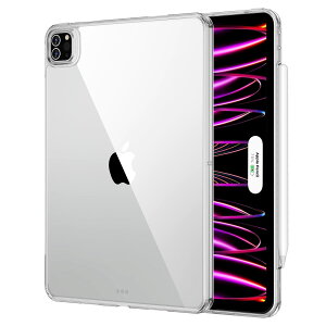 ESR iPad Pro 12.9 �P�[�X ��6/5����(2022/2021)��p ���^�y�� �ϏՌ��E�ϗ����ی�E�ω��� �n�C�u���b�h�P�[�X �n�[�h�w�ʂƃ\�t�g�t���[�� Pencil 2�Ή� Classic�V���[�Y �N���A