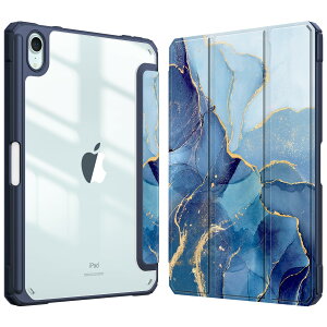 Fintie for iPad Mini 7 P[X (A17 Pro 2024) / iPad Mini 6 P[X 2021 8.3C` 7/6 obNJo[ Pencil [\ Pencil CX[dΉ O܃X^h X[v@\ y ^ h~ P